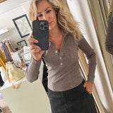 Extrafine Merino Carla Polo-neck Mink