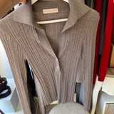 Extrafine Merino Carla Polo-neck Mink