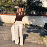 White Palazzo Pants