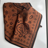 Bandana Paisley - Kavrulmuş Kahve/Siyah