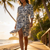 Safari Shirt Dress - Relaxed fit
